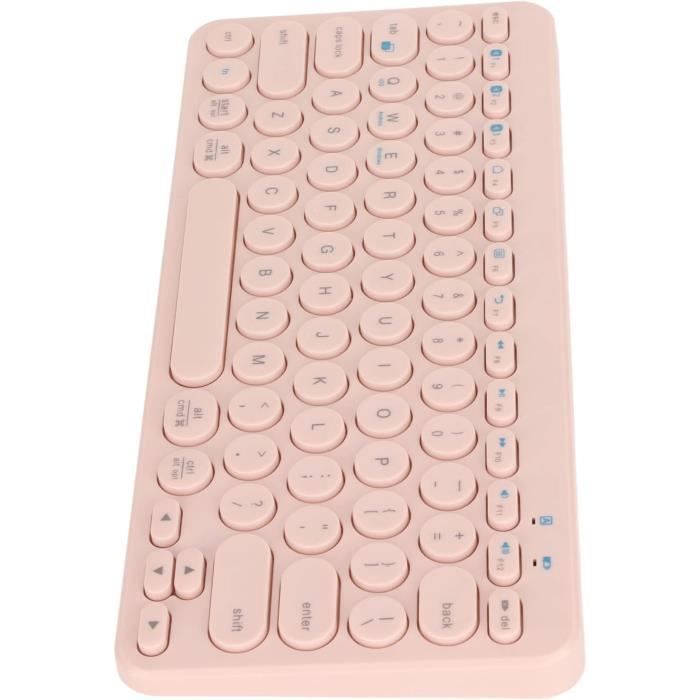 Clavier Sans Fil Hébreu Ultra-Mince - Silencieux, Portable - Compatible PC, Ordinateur Portable