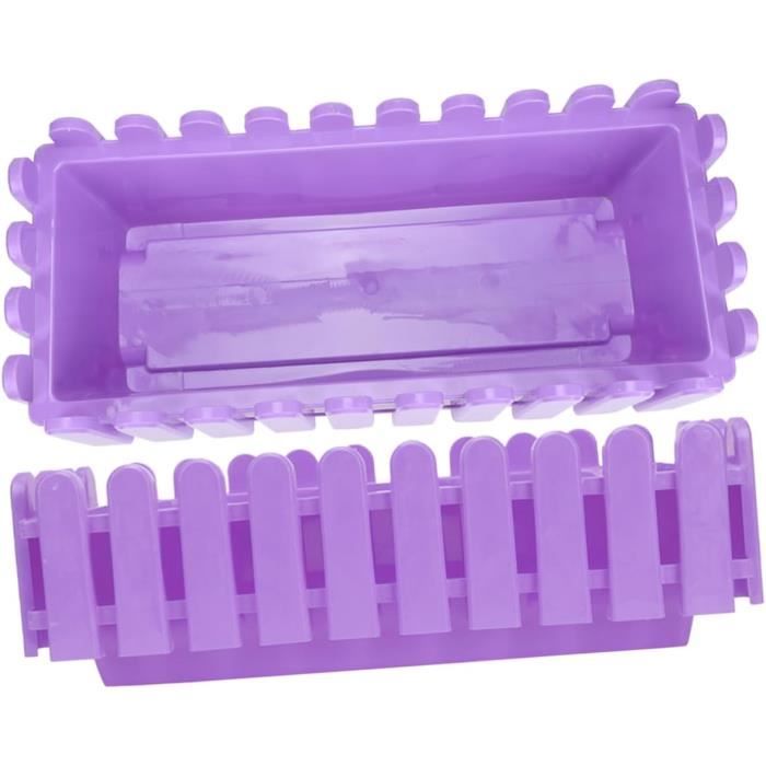 Gatuida - Lot De 2 Jardinières Rectangulaires Balcon - Plastique Blanc, Auto-arrosage - 43x15x11.5 Cm - Pour Fenêtre Et Petit Espace