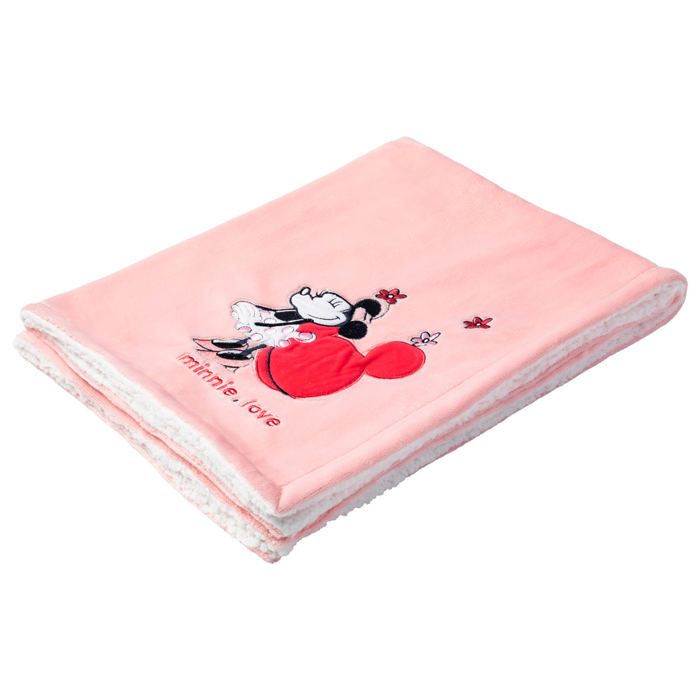 DISNEY Minnie Couverture 75 x 100 cm Cdiscount Pu riculture
