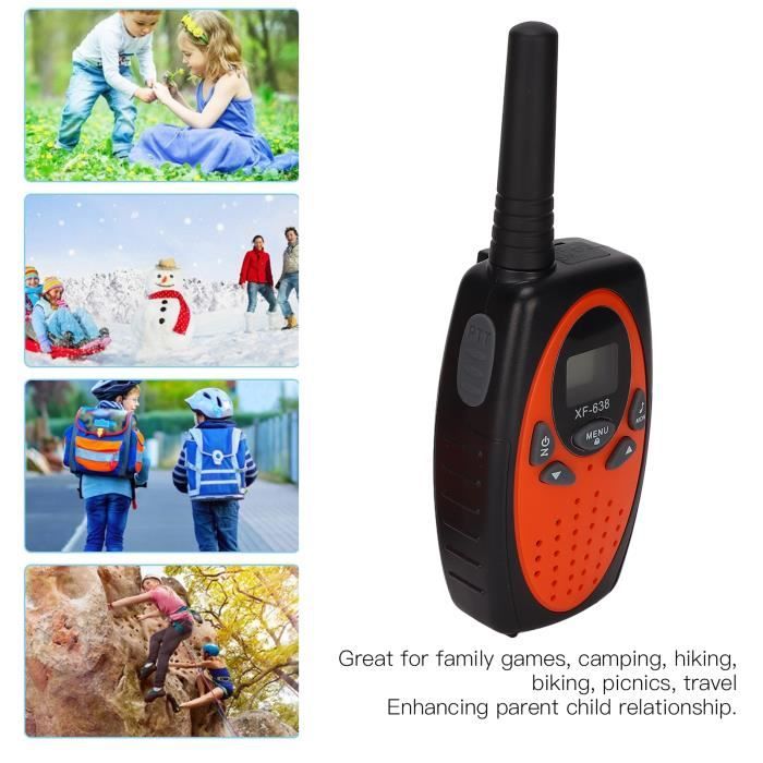 Talkie-walkie Fygurso Dinosaure Pour Enfants – 2 Lots, Portée 1000m, Batterie 48h, Bracelet Ajustable