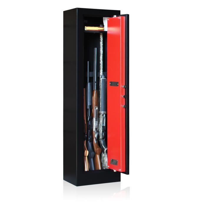 Armoire Forte Pioneer 6 Armes 1 Noir Achat Vente Armoire A