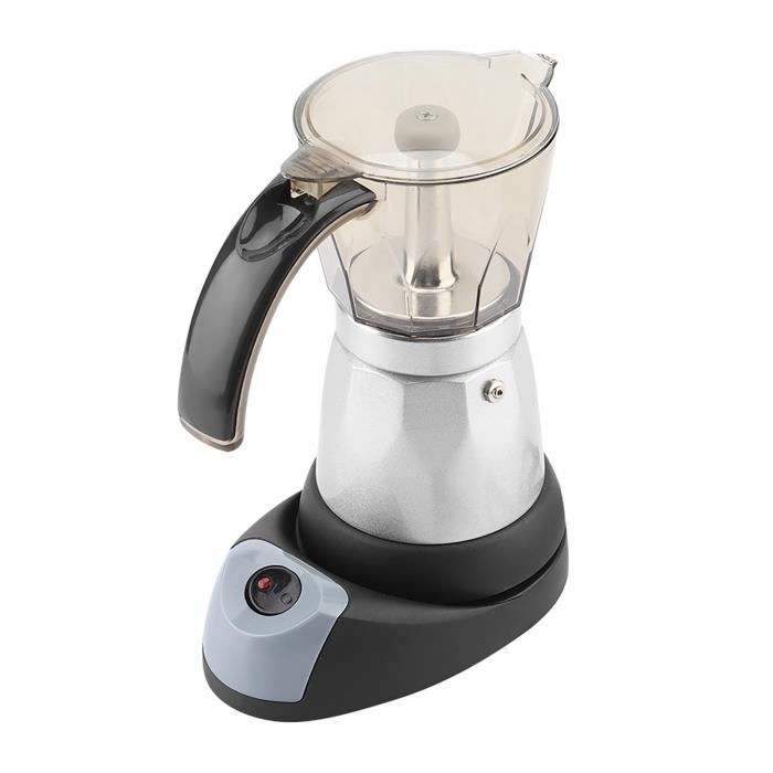 300ml 480W Macchina Per Caffè Espresso con Piano Cottura Classico, Moka Elettrica, Tazza Per Espresso in Stile Italiano Moka Caffettiera Per Piano