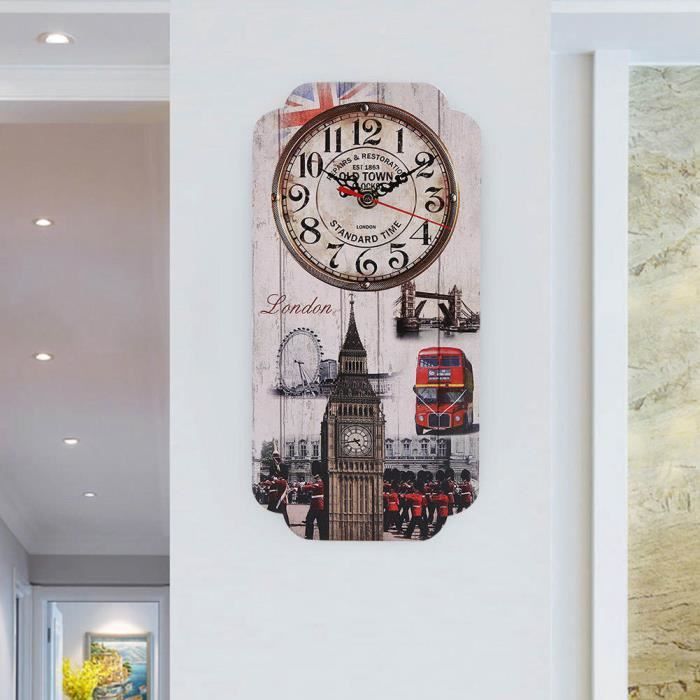 Horloge murale Bar Restaurant D‚coration  Art Nouveau Acrylglas