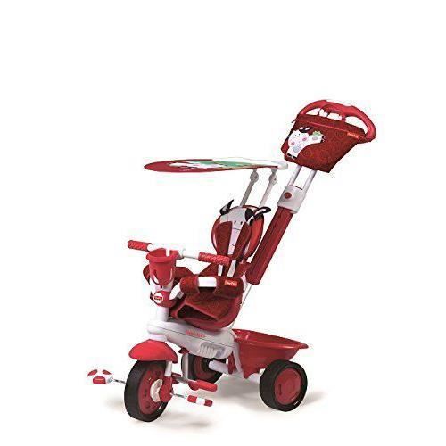 Tricycle pour enfant OHMG - 3 en 1 avec barre de poussée - Rouge - Capacité  de poids 15 kg - À partir de 18 mois - Cdiscount Sport