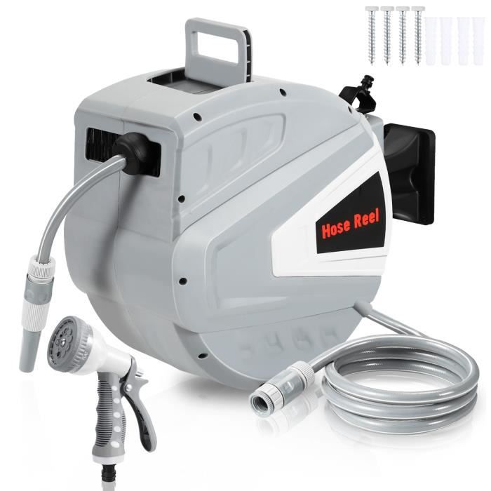 Enrouleur Tuyau Haute Pression 30 M - Compatible Karcher Et Autres Nettoyeurs