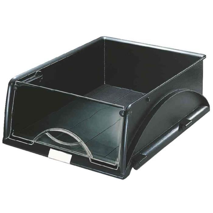 Bac à Courrier CEP 100 - Bleu, 35x25.5x6.5 Cm - Empilable, Grande Capacité - Pour Bureau, Maison, Organisation - 10