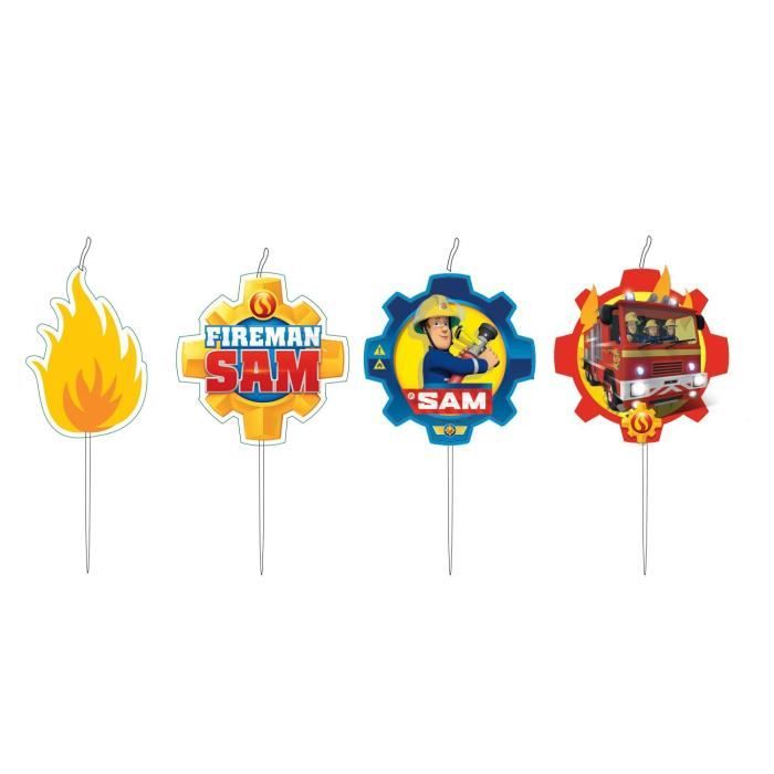 Lot De 4 Mini Bougies Sam Le Pompier Gateau Anniversaire Feu 4 Cdiscount Maison Lot De 4 Mini Bougies Sam Le Pompier Gateau Anniversaire Feu 4 Cdiscount Maison