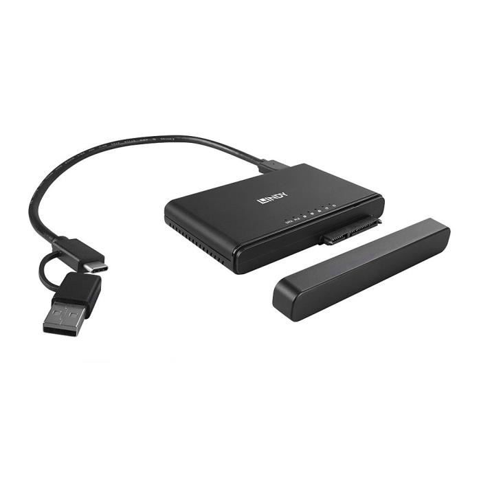 Lindy 43359 Station d'accueil de disques de stockage USB 3.2 Gen 2 3.1 Gen 2 Type C Neuf - vue 4