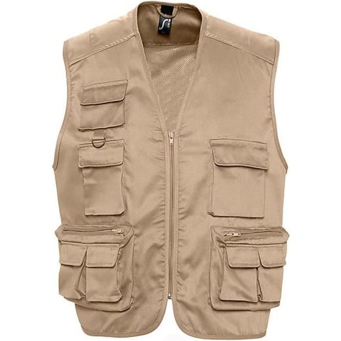 Gilet reporter hotsell homme grande taille
