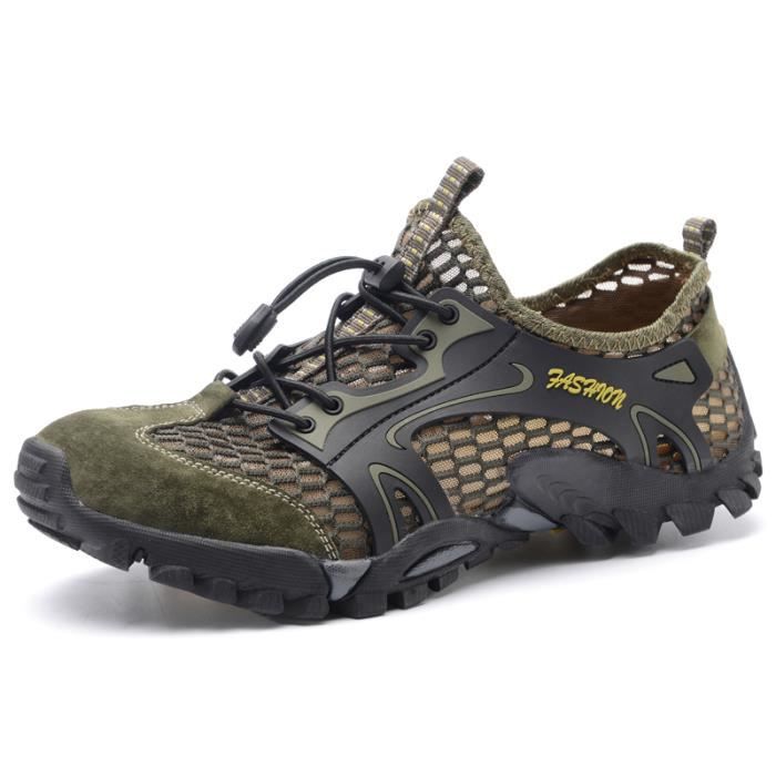 Ceyue Chaussure de Randonnée Été Chaussure de Plage Chaussures de Marche  Travaux Extérieurs Antidérapante - Cdiscount Sport
