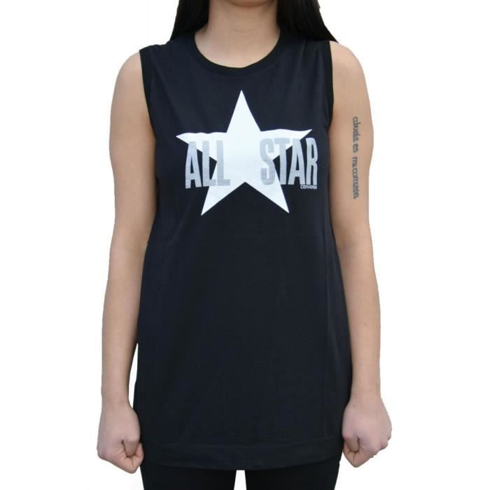 Converse - Converse Debardeur Femme Noir 7385A01 - (XXS - Noir ... Converse - Converse Debardeur Femme Noir 7385A01 - (XXS - Noir ...