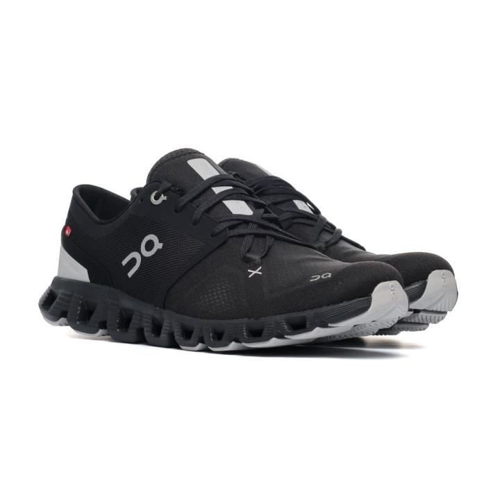 chaussures de running on running on cloud x 3 w noir - femme/adulte - drop 10mm - usage régulier
