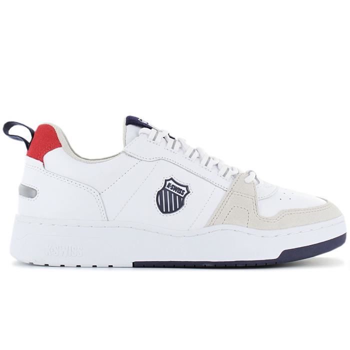 K-SWISS K-Swiss Cannonshield LTH Leather - Hommes Sneakers Baskets Chaussures Cuir Blanc 07937-961-M
