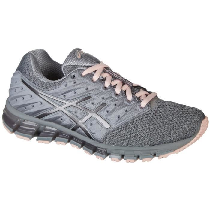 asics grise femme