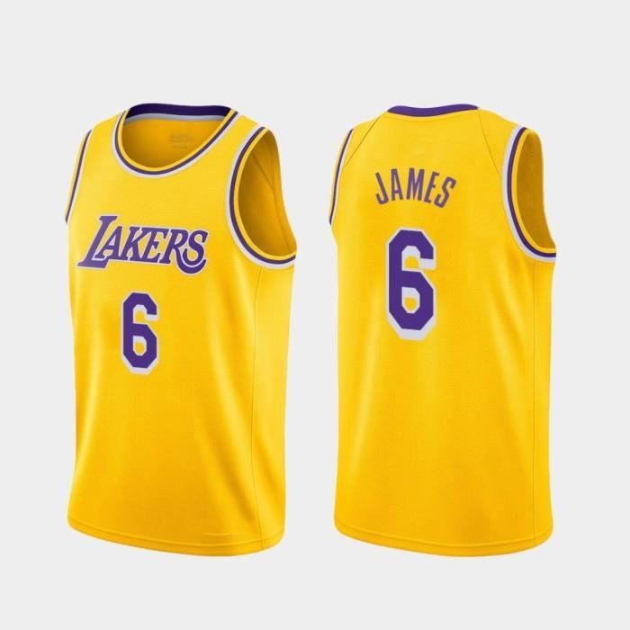 Lakers #23 James Retro Basketball Tenue de sport pour adulte et enfant Maillot de compétition Noir M