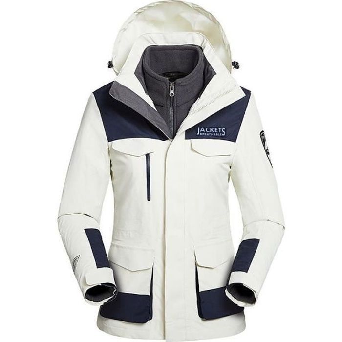 Veste polaire impermeable femme clearance