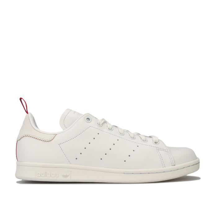 stan smith blanche rouge