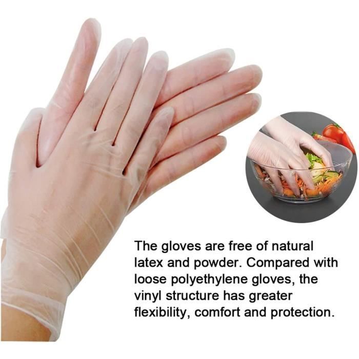 gant jetable vinyle pas cher