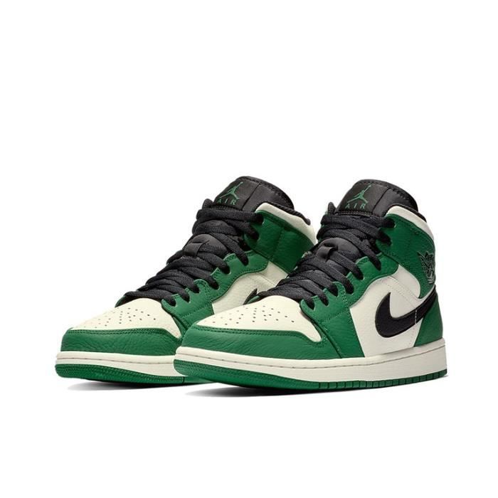 Basket Air-Jordan 1 Mid (GS) Chaussure de Sport AJ 1 Homme Femme BQ6931-301  Vert - Cdiscount Chaussures