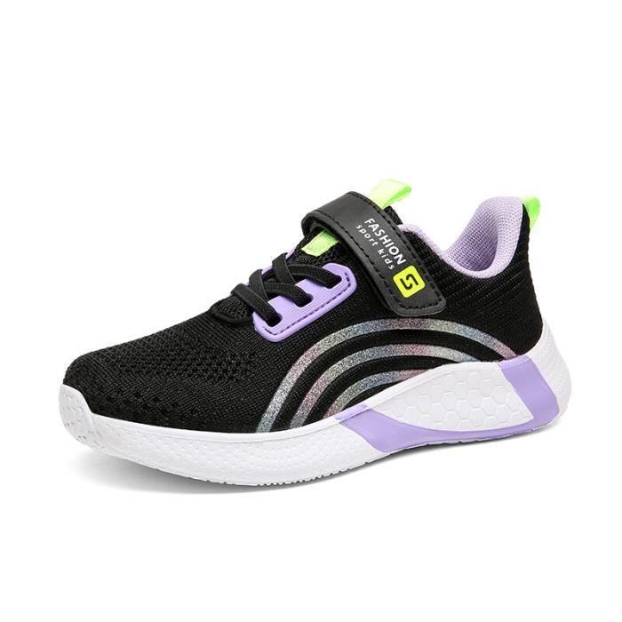 Chaussures De Sport Pour Filles,Chaussures En Toile Respirantes Enfants