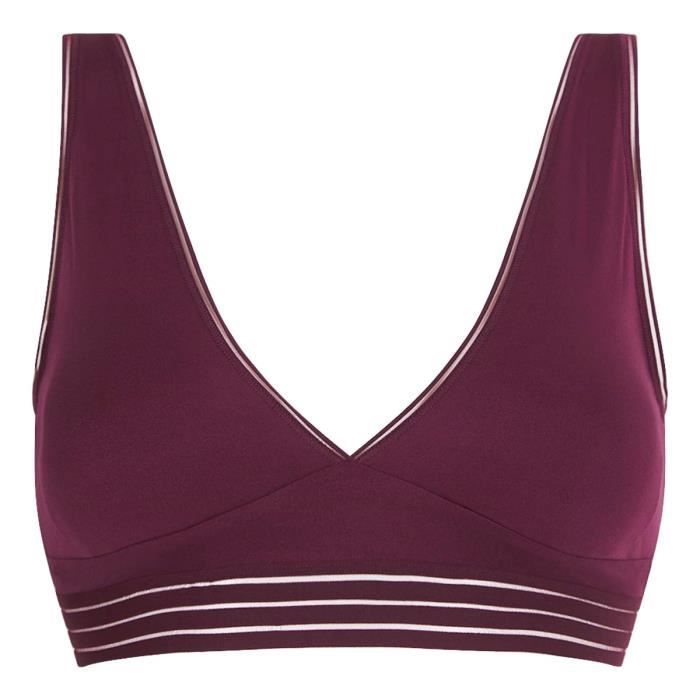Soutien-gorge Triangle Sans Armature En Microfibre Noir Dim Invisible