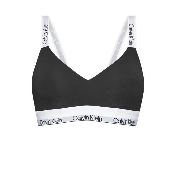 Soutien gorge sans armatures Calvin klein Femme Noir
