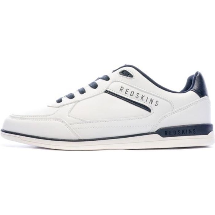 Baskets Blanche Homme Redskins Aurori Blanc Cdiscount Chaussures