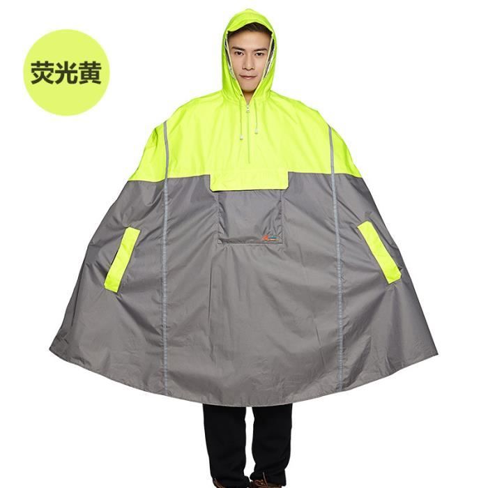 Imperméable,Poncho de pluie à capuche pour hommes et femmes adultes