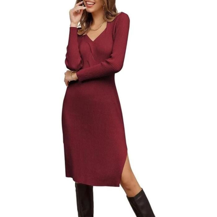Robe crayon manche discount longue