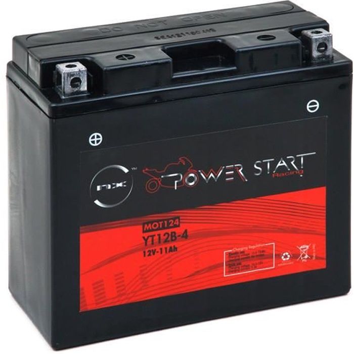 Batterie moto YT12B-4 / YT12B-BS 12V 11Ah