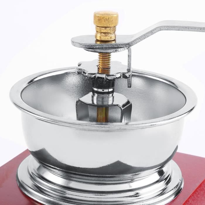 Moulin à Café Rétro Manuel – Style Ancien, Mécanisme Fonctionnel, Pièce Déco Vintage