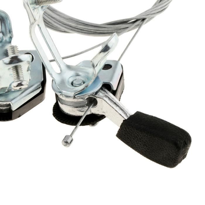 Manette de vitesse pour vélo QQMORA - Levier de vitesse à friction - Noir
