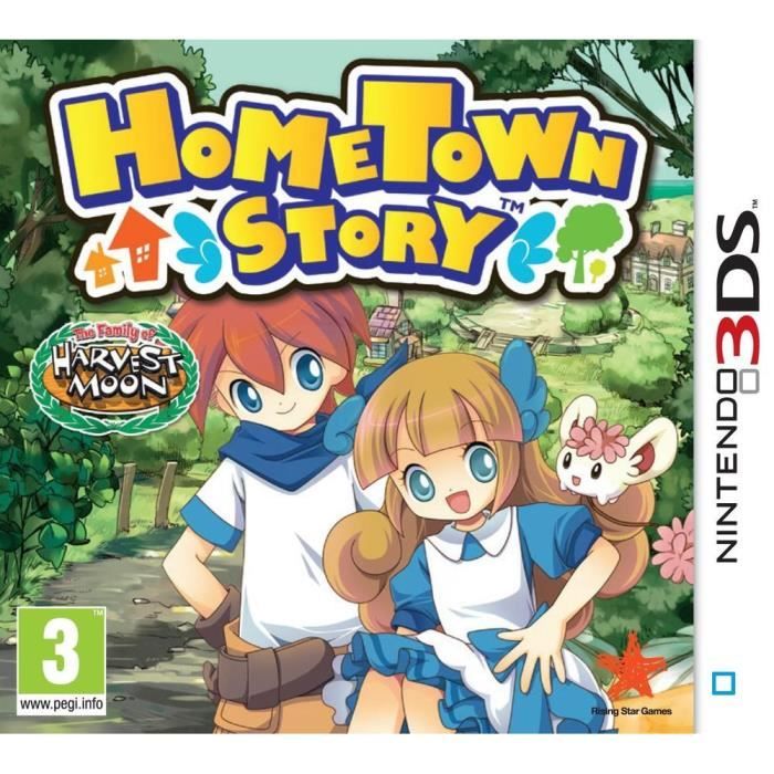 Jeu de simulation Hometown Story - Nintendo 3DS - Natsume - Casual - Cartouche