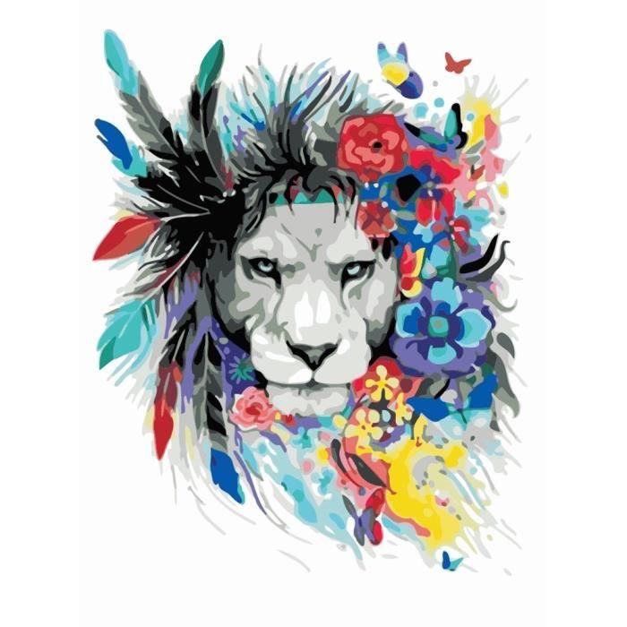 Peinture A L Huile Animaux Kits Peinture Par Numero Toile Mur Art
