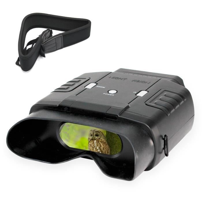 Jumelles de vision nocturne infrarouge 2.5KD-Lunette Vision Nocturne  Infrarouge 250-300m-Rechargeable USB-Numérique Vidéos-Noir - Cdiscount  Appareil Photo