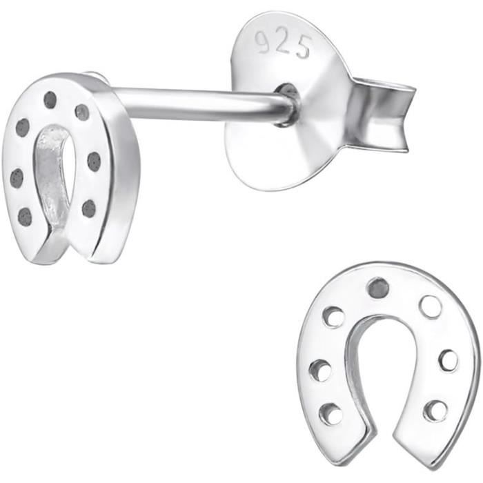 Orecchini Laimons A Simbolo Della Pace, In Argento 925 Sterling, Piccoli 5mm, Gioielli Donna Senza Nichel, Confezione Regalo