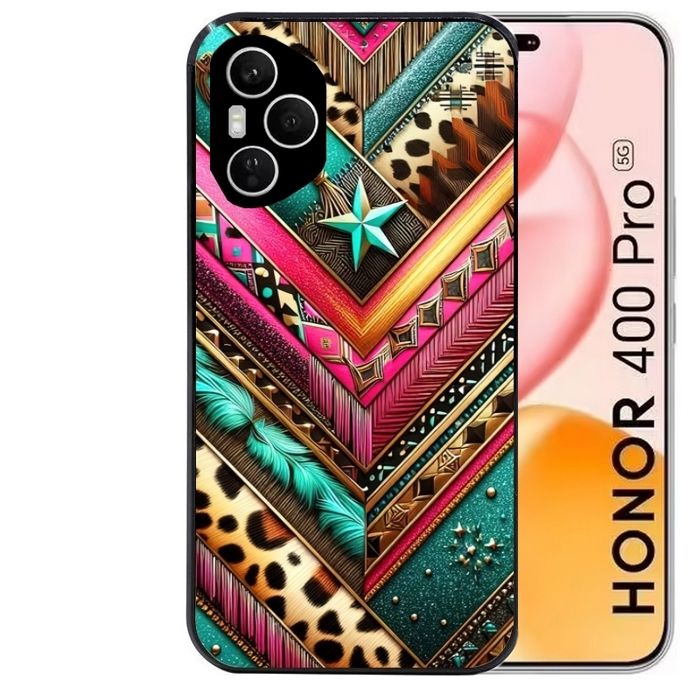 Coque Taperso pour HONOR X7 avec motif lion et fleurs - Coque et étui