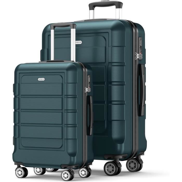 Valise Tissu Oxford Lot De 3 - Souple, Légère, 4 Roues 360° - Serrure TSA - Tailles M/L/XL