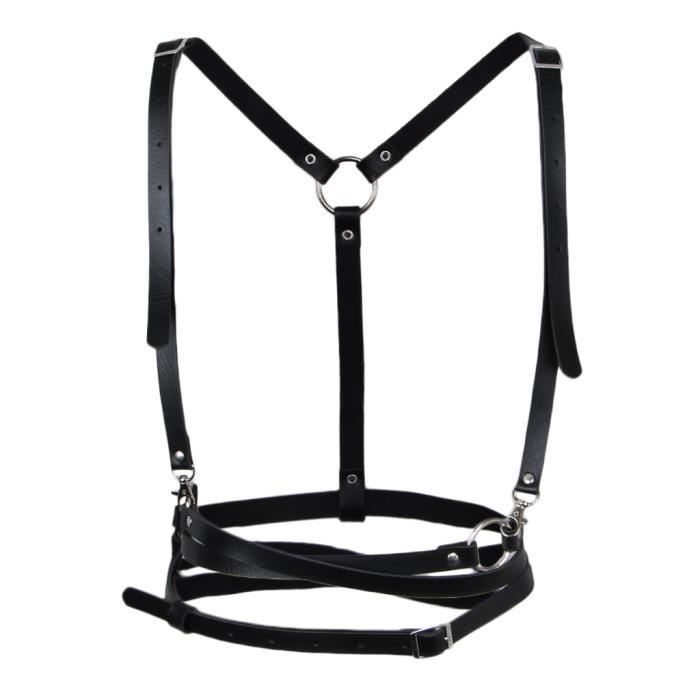 Ceinture Homme Cuir Harnais En Cuir PU Pour Homme - Style Punk