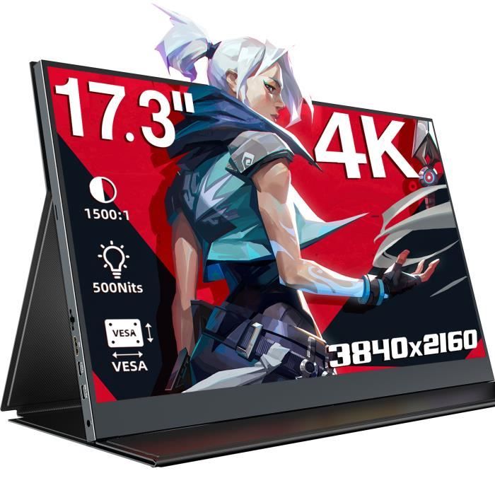 Écran Portable – UPERFE – 173 Pouces – 4K HDR – IPS – 100% sRGB – 1500:1
