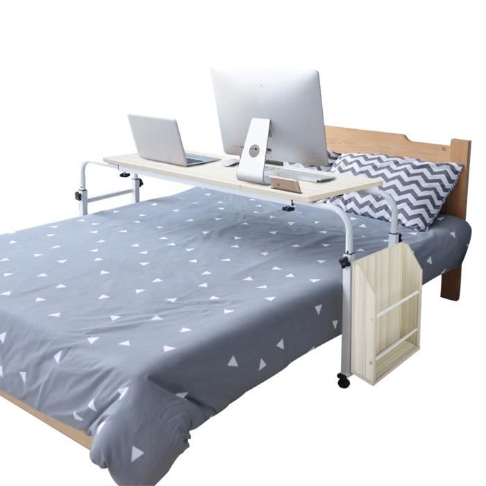 Table Lit Ordinateur Portable Table Ordinateur Roulette Table De Canape Table Reglable Hauteur