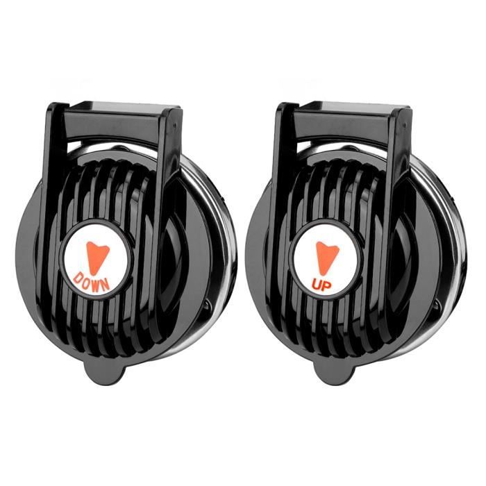 EVTSCAN Interrupteur Au Pied Guindeau Bateau – Haut/Bas, 12V/24V, Couvercle Sécurité, Marine