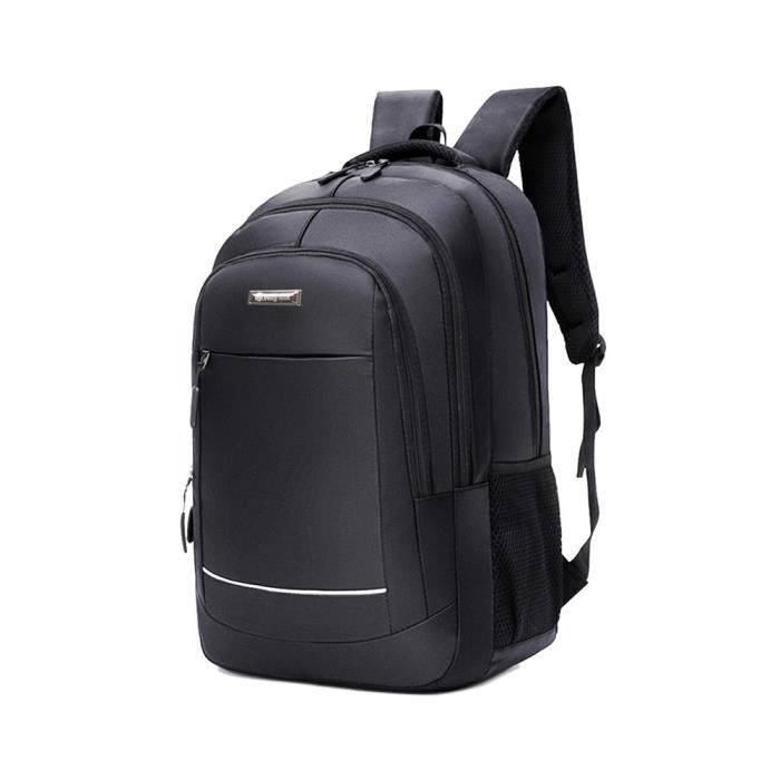 Sac À Dos Antivol En Polyester Recyclé Noir Homme, Femme