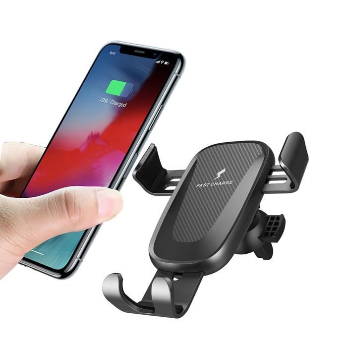 Support universel et chargeur téléphone mobile de voiture