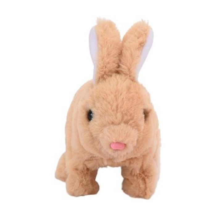Meilleurs prix pour Jouets en peluche mignons, jouets de lapin électrique en peluche, lapin animal sauteur à piles, jouets interactifs familiaux, cadeau
