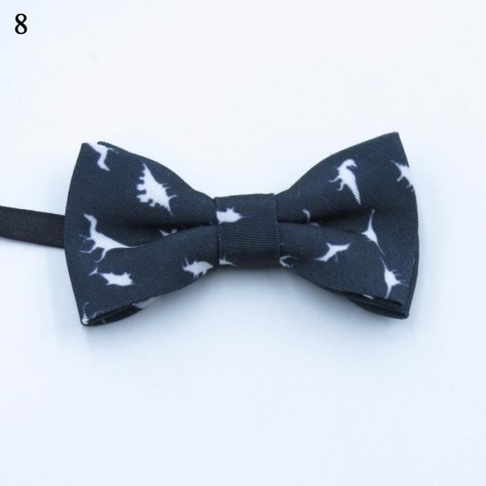 CRAVATE 8 Petit n ud papillon lacets imprim dinosaure pour