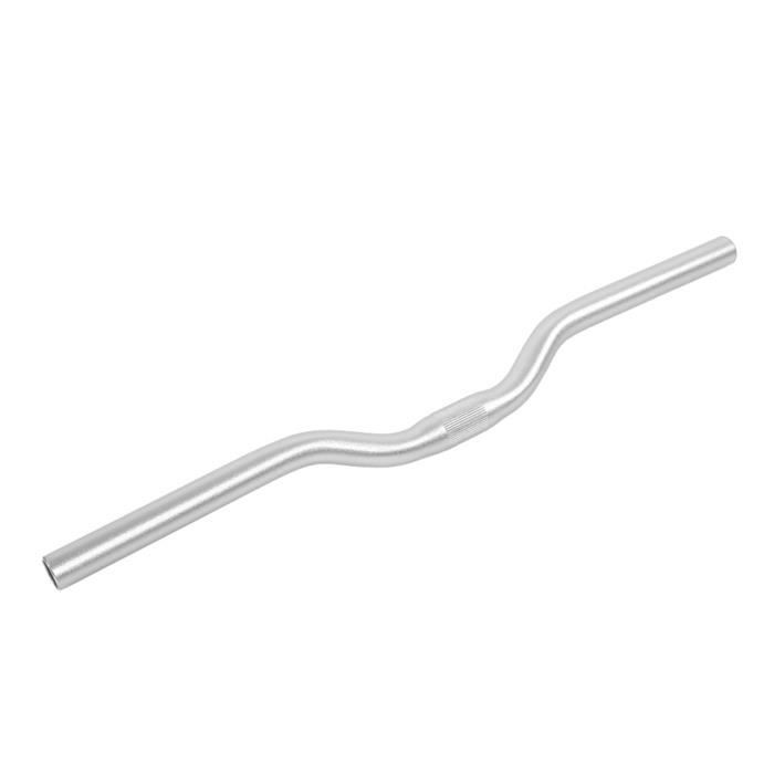 ZERONE Vélo Riser Bar Guidon de barre de montée à pignon fixe en aluminium pour vélo de route à pignon fixe 25,4 mm * 520 mm YH004