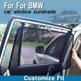 Pour BMW X1 E84 F49 X2-F39 X3 G01 F25 X4 F26 X5 F15 E70 G05 X6 F16 E71 Magnétique Côté Voiture pare-Soleil D 2 Rear Side Window-1