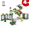 LEGO® 76944 Jurassic World L’Évasion du T. Rex, Dinosaures, Avec Voiture, Hélicoptère et Aéroport, dès 4 ans-1