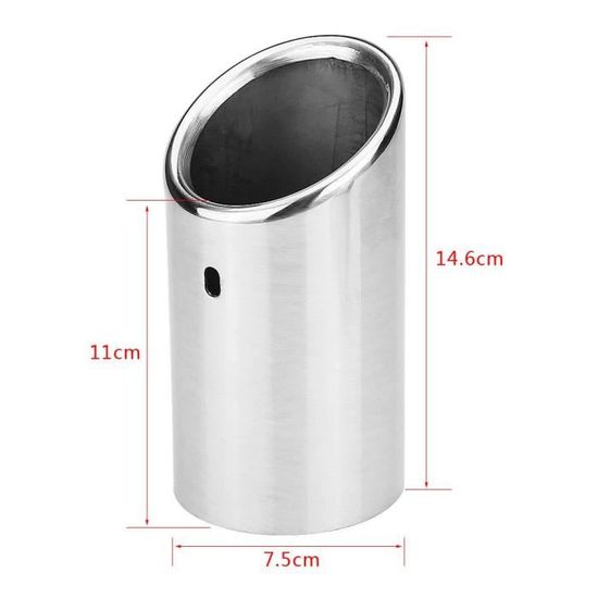 Tuyau D'échappement Silencieux En Acier Inoxydable 300 Cm Kit De Montage Tuyau D'échappement